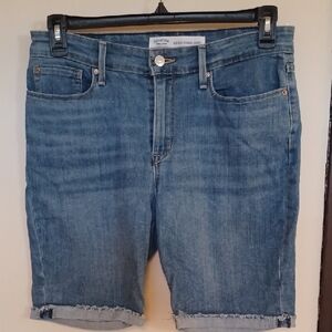 Signature by Levi Strauss Blue Denim Bermuda Shorts